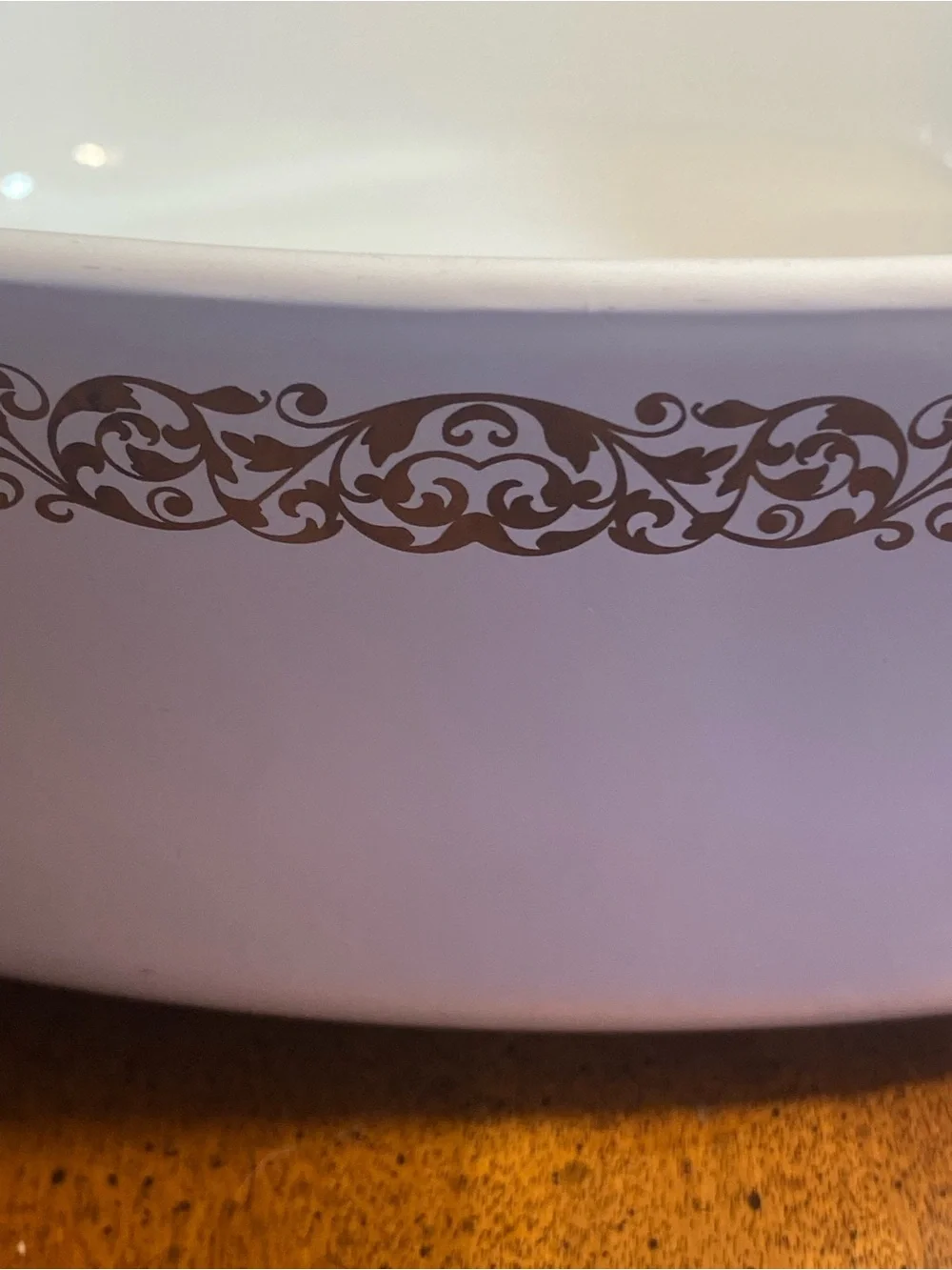 Corningware 2.5 Qt Filagree casserole pan Pyrex Glass Lid